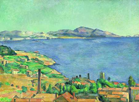 Cézanne Le Golfe de Marseille vu de l'Estaque 1885 The Metropolitan Museum of Art, H.O Havenemeyer collection, Legs de Mrs H.O Havenemeyer, 1929 (29.100.64) © 2005 The Metropolitan Museum of Art